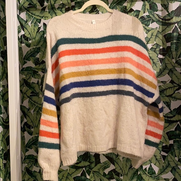Wishlist Rainbow Stripe Sweater M/L - Picture 9 of 12
